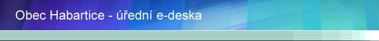 edn e-deska Obce Habartice